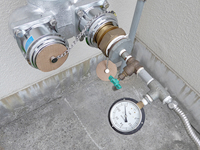 送水口の耐管圧測定